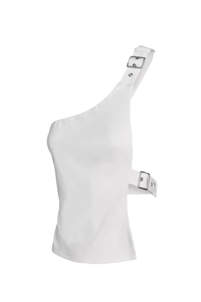Asymmetrical Cut One-Shoulder Top
