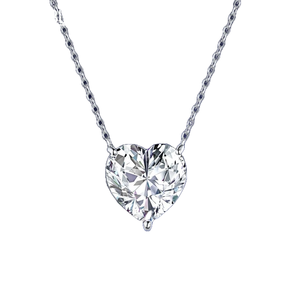Radiant Heart Diamond Pendant
