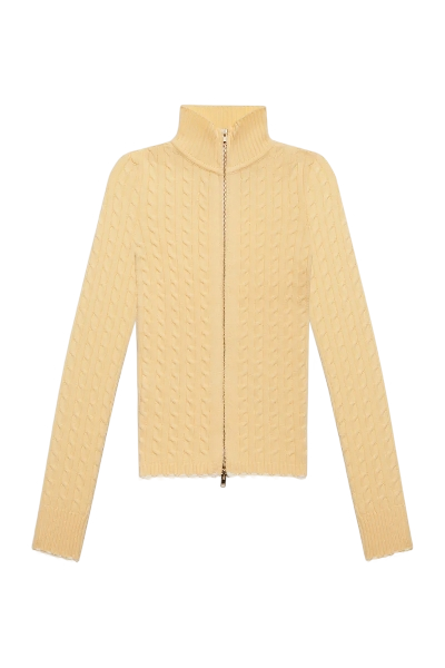 Butter Yellow Sweater & Skirt Set