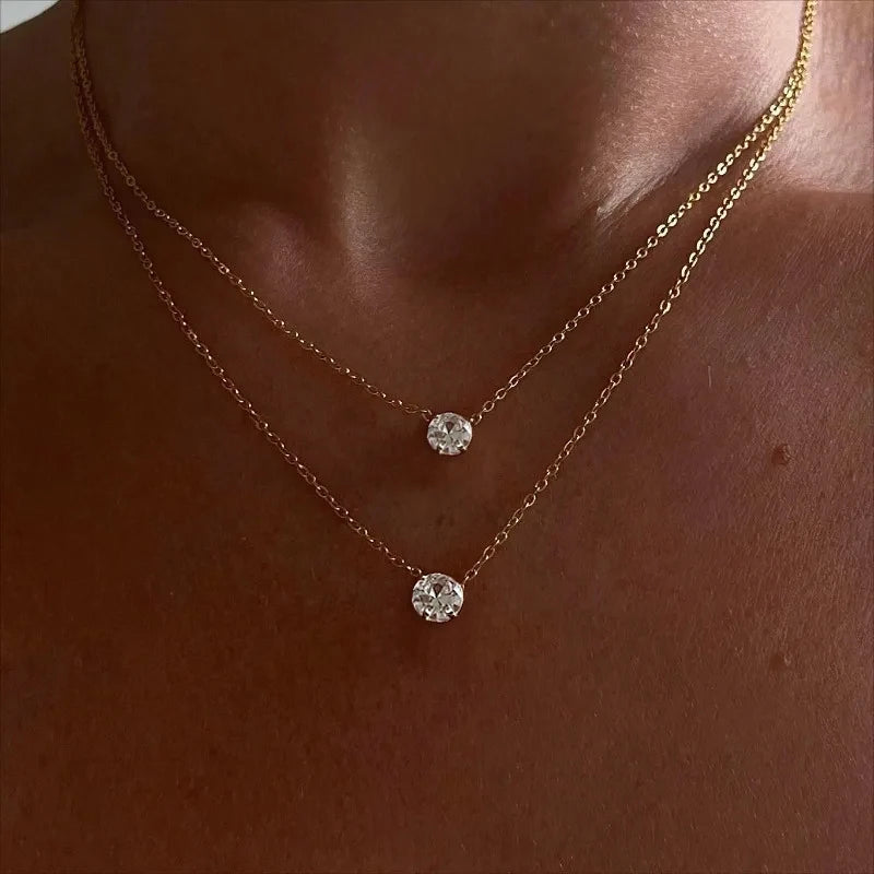 The Classic Solitaire Pendant
