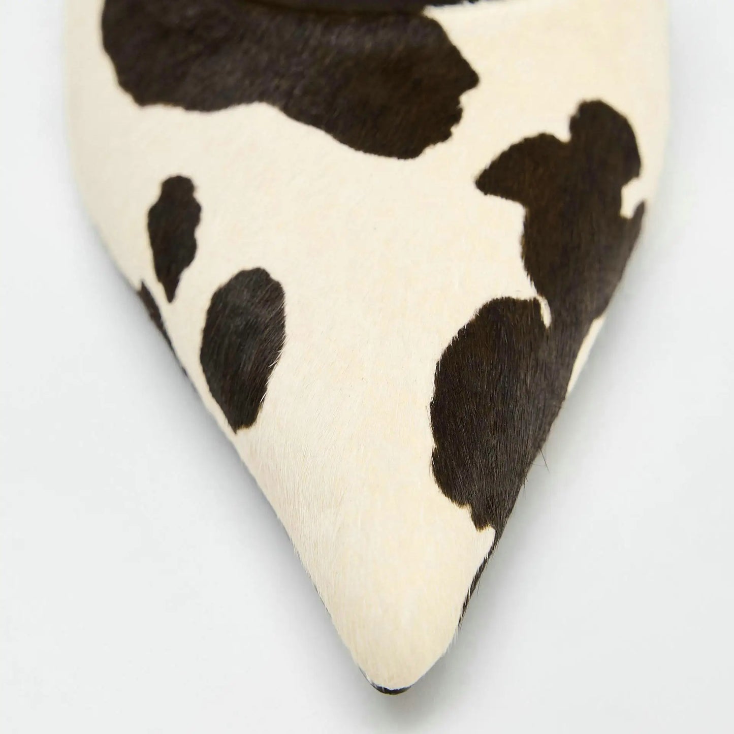 Cow Print Slingback Kitten Heel