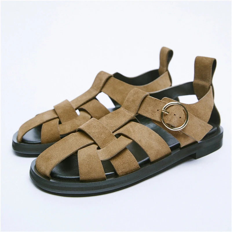 Leather/Suede Sandals