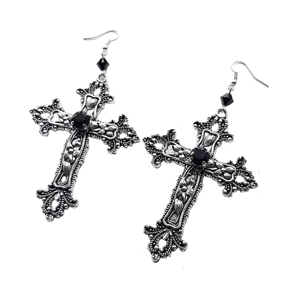 Goth Large Earrings