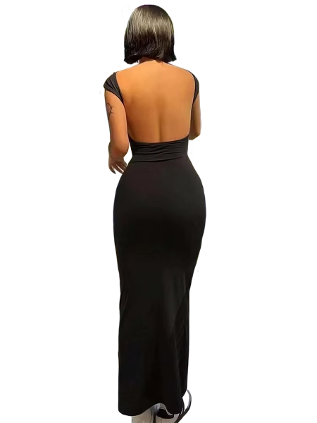 Backless Maxi Dress