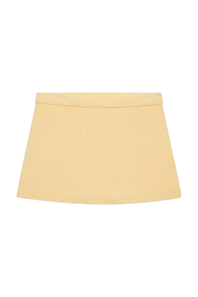 Butter Yellow Sweater & Skirt Set