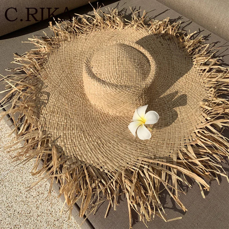 Straw Wide Brim Sun Hat