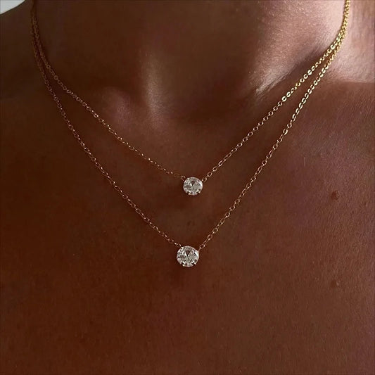 The Classic Solitaire Pendant