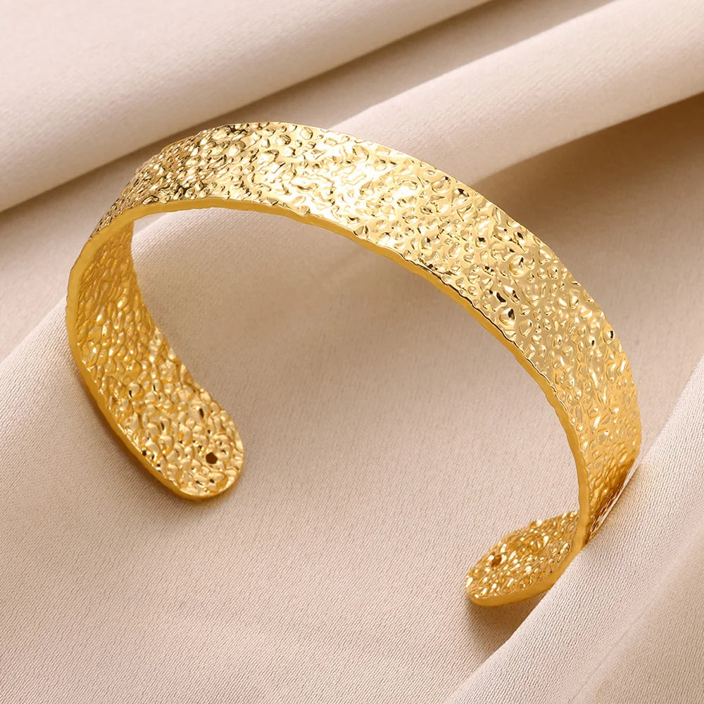 Irregular Open Cuff Bangles