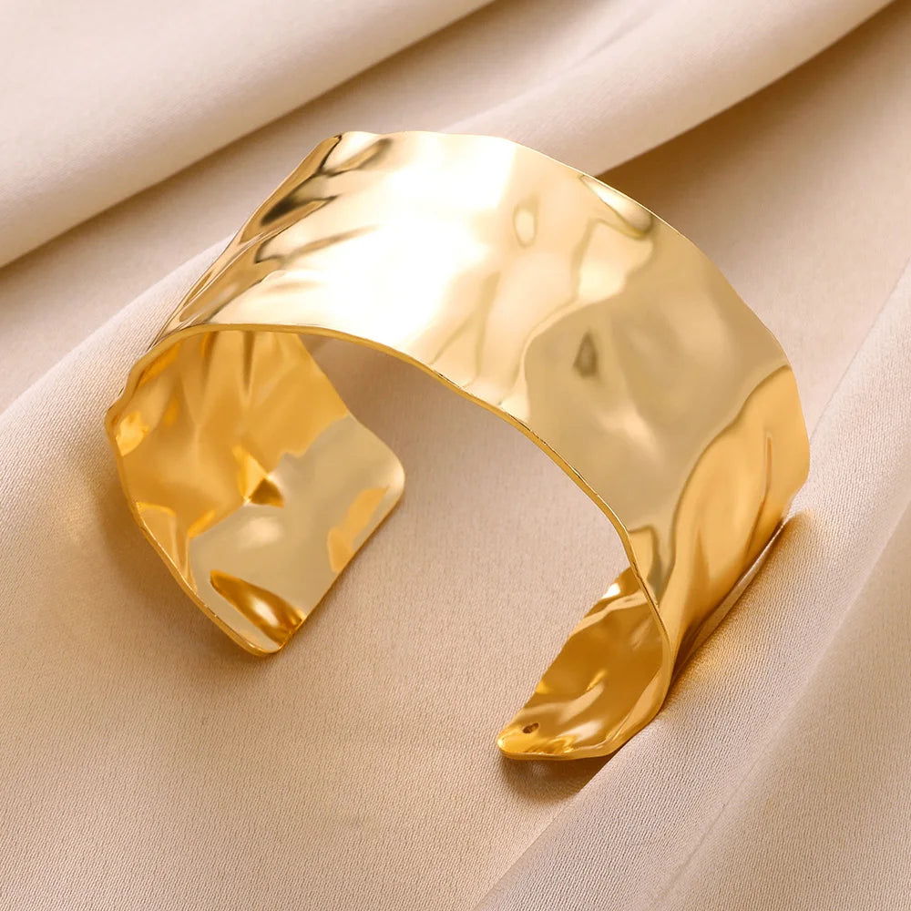 Irregular Open Cuff Bangles