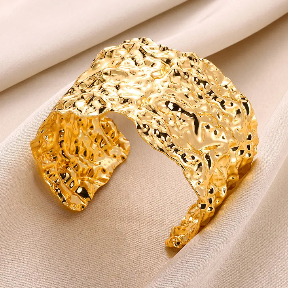 Irregular Open Cuff Bangles