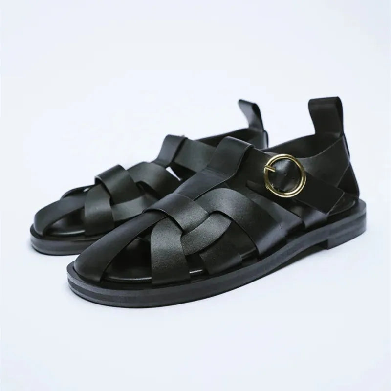Leather/Suede Sandals