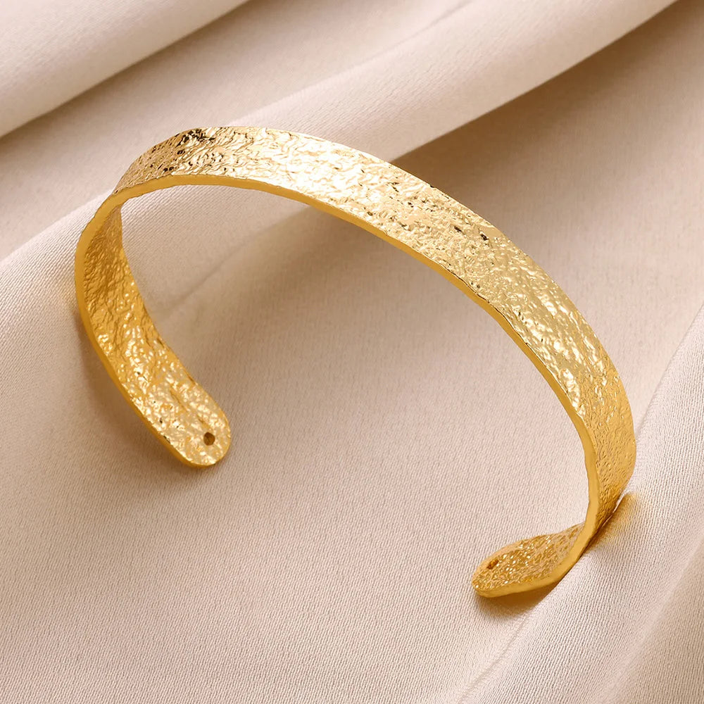 Irregular Open Cuff Bangles