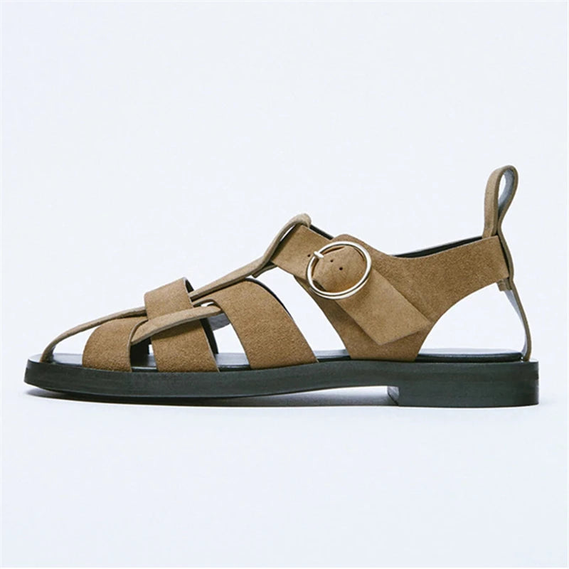 Leather/Suede Sandals