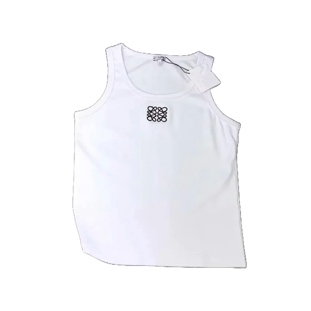 Loewe Anagram Ribbed Tank Top (Black & White Set)